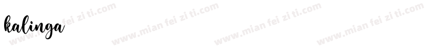kalinga 590字体转换